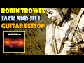 Robin Trower: "Jack and Jill" (1980) Guitar Lesson - all the rhythm parts.