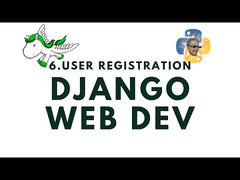 User Registration Django Web Development with Python p 6