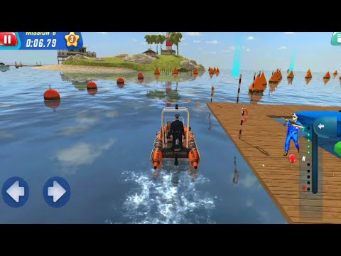 Coast Guard Beach Rescue Team #1- Emergency Patrol Ship Driving - Android Gameplay