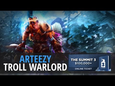 Arteezy (Troll Warlord) - TEAM SECRET vs. ASUS.POLAR @ The Summit 3