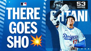Another night, another homer! Shohei Ohtani ties Schwarber with his 53rd home run 💥  | 大谷翔平ハイライト