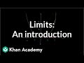 Introduction to limits | Limits | Differential Calculus | Khan Academy