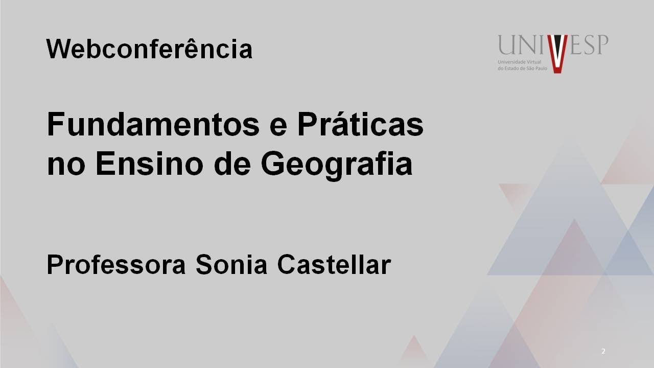 Webconferência | Fundamentos e Práticas no Ensino de Geografia