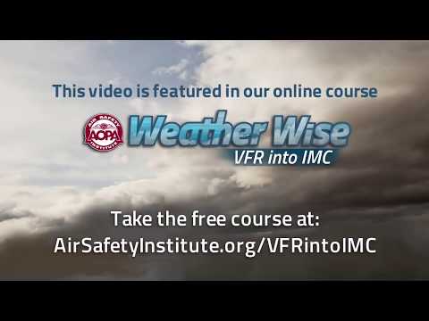 VFR into IMC: A Real-life Close Call