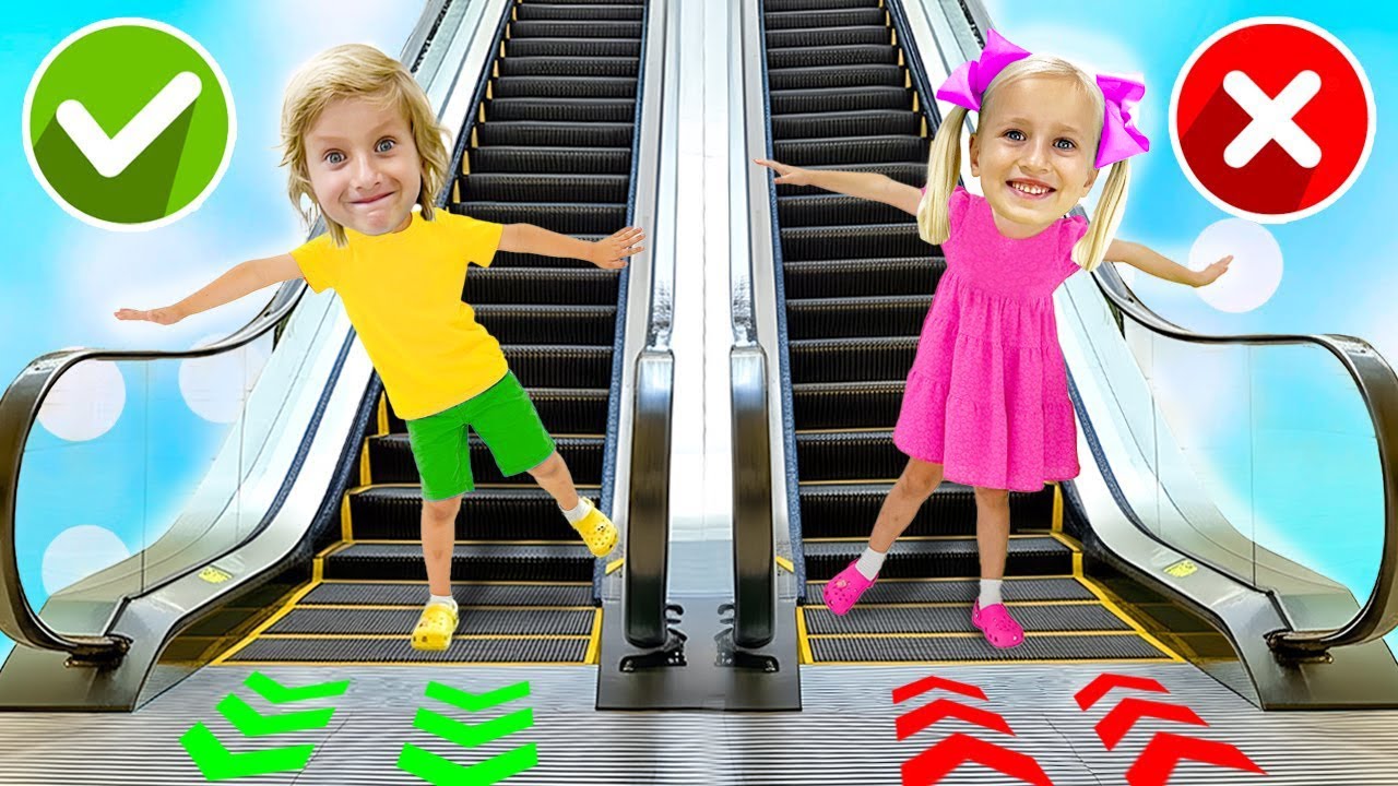 Kids Learn Safety Rules at the Mall