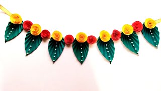 Diy Door toran/Door Hanging Idea / Toran Making Idea/ How to make flower Toran / Toran for festivals