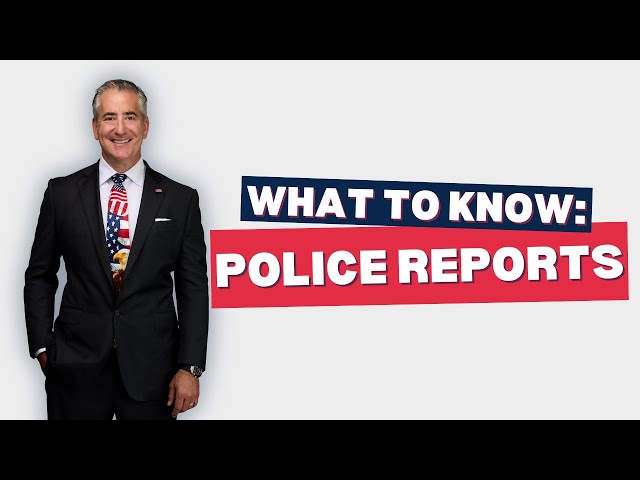 Police Reports (When Should You Get One) – Ask The Expert