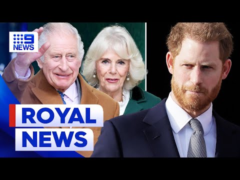 King Charles and Camilla to visit Australia; Prince Harry's battle in court | 9 News Australia