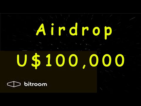 MUITO FÁCIL - Airdrop de $100,000 Dólares da Exchange Bitroom . IMPERDÍVEL !