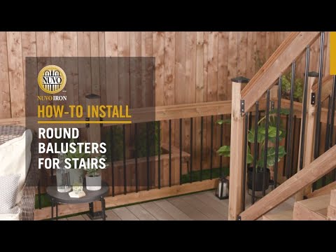 How-to Install: Round Balusters for Stair Railings | Nuvo Iron