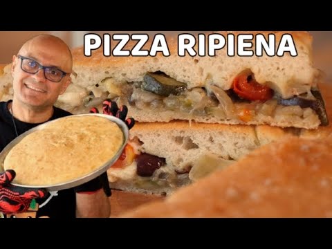 PIZZA RIPIENA DELLA DOMENICA ricetta pizza ripiena con verdure