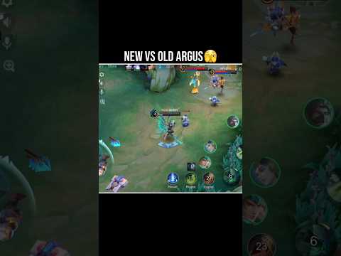 Old vs new argus #shorts #mobilelegends #argus #mlbb