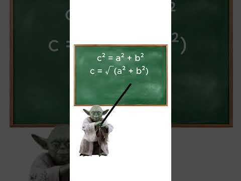 Teil 1 | Yoda erklärt Satz des Pythagoras #shorts #funny #schule