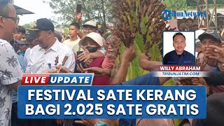 Dukung Ketahanan Pangan, Wabup Gresik Buka Festival Kerang Randuboto, Bagi 2.025 Sate Gratis