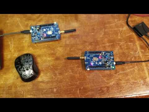 B-L072Z-LRWAN1 stm32oRa Ping Pong