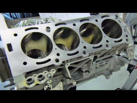 Mercedes Benz AMG 63 V8 Engine Production