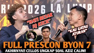 Download lagu PRESCON BYON COMBAT 7! PUTRA ABDULLAH VS RONAL SIAHAAN!! CELLOS Speaks Out Regarding AZIZ CALIM mp3