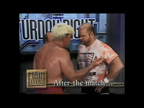 Problems between Ric Flair & Arn Anderson   Saturday Night Aug 19th, 1995