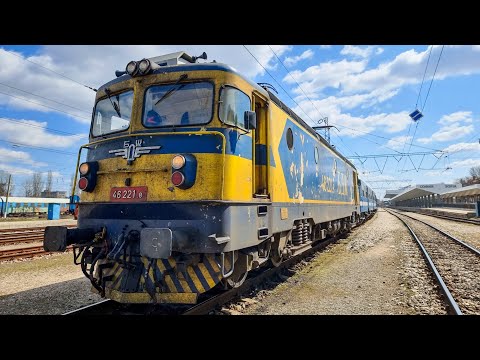 🌞 Spring 🛤 Cab Ride BG 🇧🇬: Pernik Razpredelitelna -  Kulata 🚂🚃🚃🚃