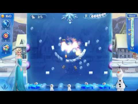 Frozen Free Fall: Icy Shot Level 47 - NO BOOSTERS ☃☃☃