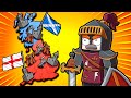 England vs Scotland vs Ireland - MEDIEVAL WAR! (Minecraft)