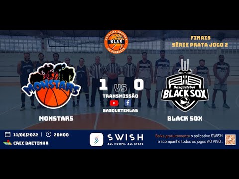 FINAIS NLAB 21/22 - JOGO 2 - MONSTARS X BLACK SOX - SÉRIE PRATA