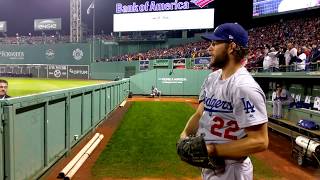 Clayton Kershaw Bullpen- Fenway Park October 23, 2018. WWW.BULLPENVIDEOS.COM