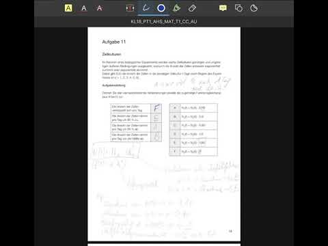 AHS Mathematik Matura 2018 HT Teil1 Aufgabe 9-12 (Langversion)