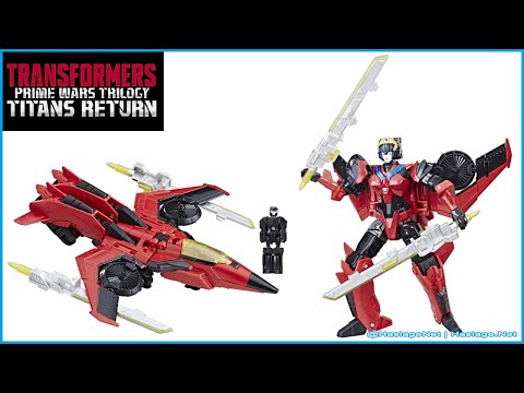 #Transformers Titans Return Deluxe Windblade & Scorchfire