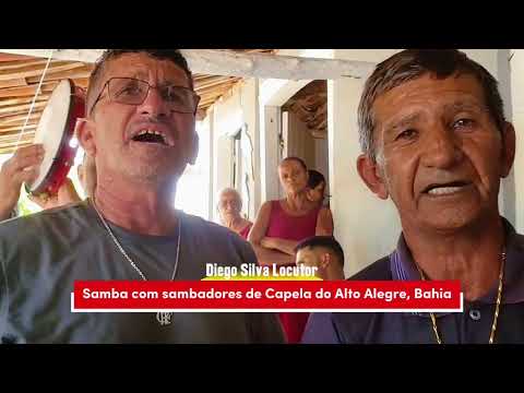 Samba com sambadores de Capela do Alto Alegre, Bahia