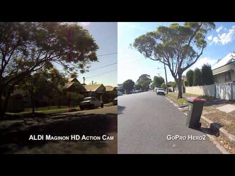 Aldi Maginon Action Camera AC 5 model 37511 versus Hero GoPro2
