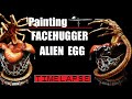 How To Paint Facehugger And Alien Egg Timelapse Airbrush