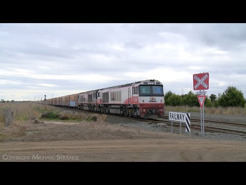 Two CSR's Leading 95 Wagon SCT 5PM9 Mixed Freight Train (7/8/2022) - PoathTV Australian Railways