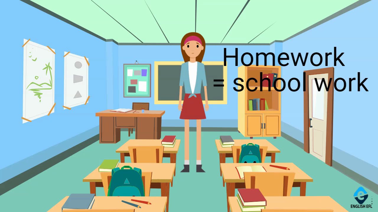 Difference between housework and homework