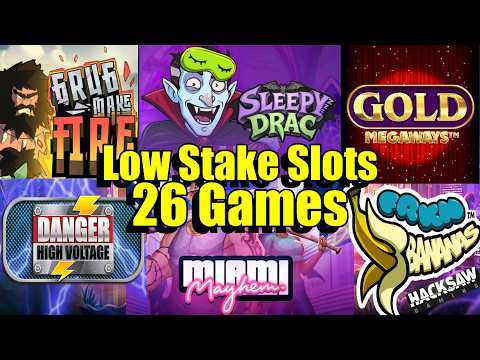 Thumbnail for video: Bonus Buy Session, 26 Games, Gold Megaways, Danger HV, Miami Mayhem & So Much More