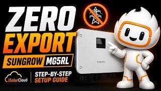How to Set Zero Export on Sungrow MG5RL via iSolarCloud Web