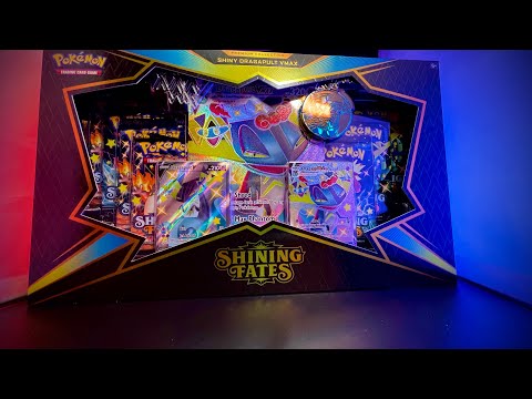 Red Reveals Shiny Dragapult Vmax Premium Collection! Shining Fates!