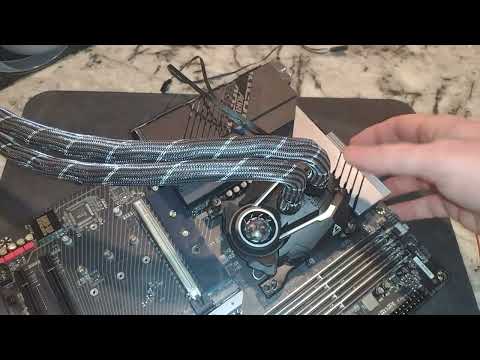 Partial Installation, I9-13900kf into Aorus Z690 Extreme AX, Liquid Freezer II 280 AIO, 5600MHz DDR5