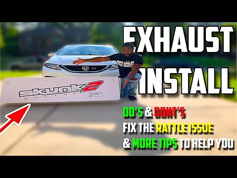 HONDA CIVIC SI | SKUNK2 MEGA POWER EXHAUST | FULL INSTALLATION