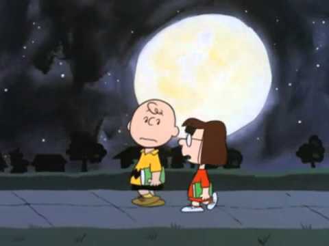 There's no time for love, Charlie Brown - Marcies Goodnight kiss