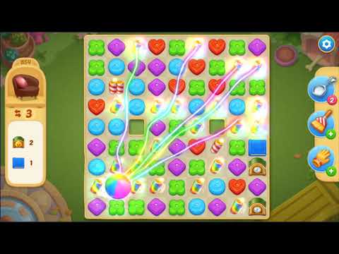 Matchington Mansion Gameplay - Stuck Level 854