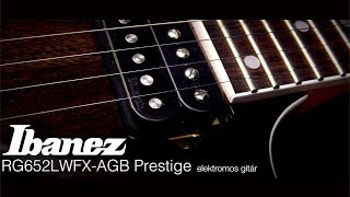 Video thumbnail for Ibanez RG652LWFX-AGB Prestige elektromos gitár by HangszerPláza