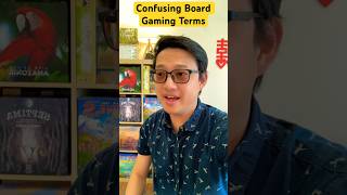 CONFUSING Board Gaming Terms… 😅 #boardgames #tabletopgames #youtubegaming