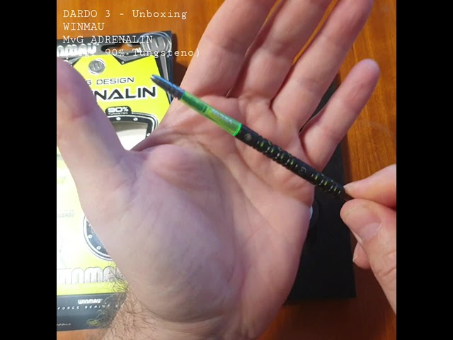 Vídeo relacionado con WINMAU Michael Van Gerwn MvG Exact 18 Gramos Softip Dardos de tungsteno con vuelos y Ejes