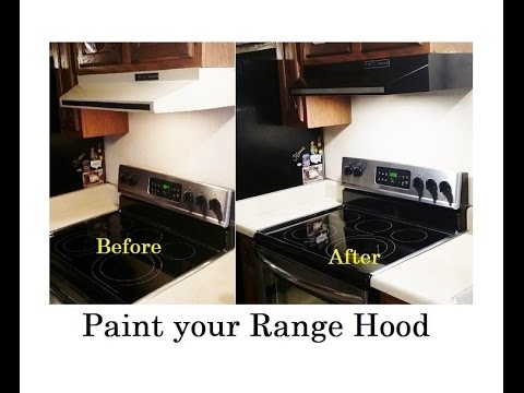 How to Paint your Old Range Stove Hood