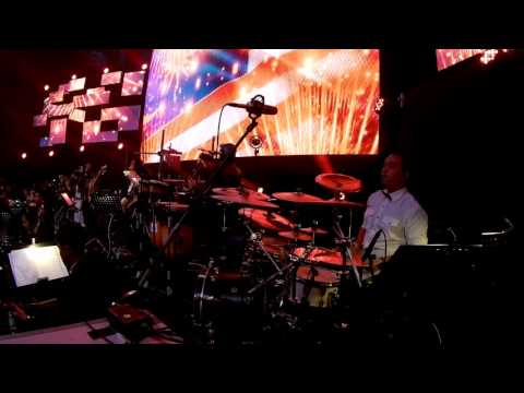 Anugerah MeleTOP ERA 2017: Faizal Tahir - Negaraku (Drum Cam) | HaziqRamli