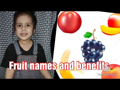 Fruit names with benefits 🍎🍐🍊🍌🥭 | Play with Reyah