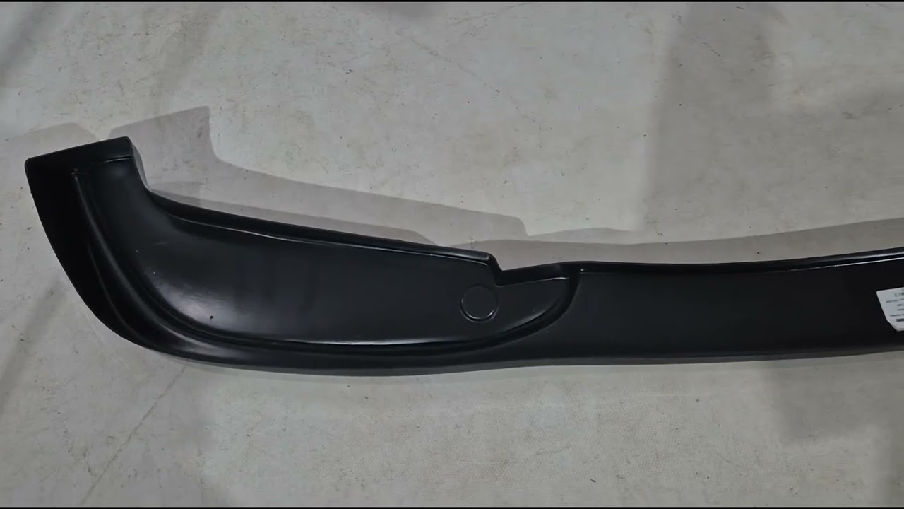 BMW 3 серия E46 1998-2006 гг. Передний лип-спойлер DPT (для Hamman, черный глянец) Video 1
