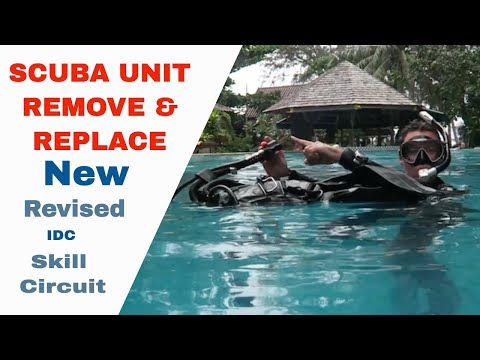 Scuba Unit Remove and Replace at the Surface • New Revised PADI IDC Skills Circuit - Divemaster