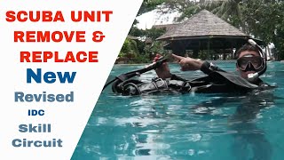 Scuba Unit Remove & Replace at Surface | PADI Divemaster and IDC Skill Circuit